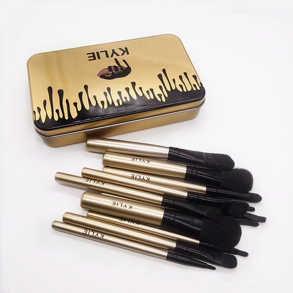 12pcs-KY Cosmetics Makeup Brushes Sets Foundation Blush Eye Make Up Brush Set brocha de maquillaje Kit