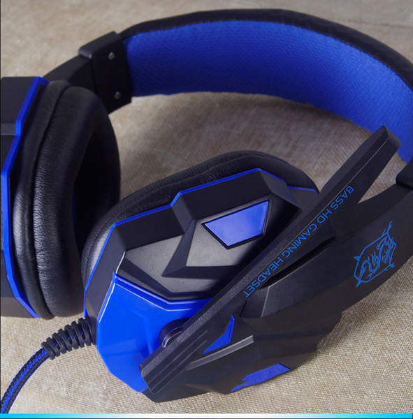 gaming headset earphone wired gamer headphone stereo sound headsets with mic led light for computer pc gamer hot