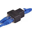 Câble réseau Ethernet LAN 1 à 2 voies Adaptateur RJ45 vers RJ45 femelle - Adaptateur de connecteur de séparateur femelle