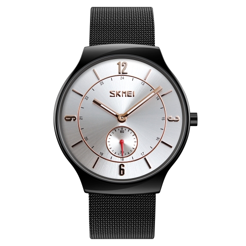SKMEI Fashion Casual Quartz Watch 3ATM Water-resistant Men Watch Zinc-alloy Wristwatch Male