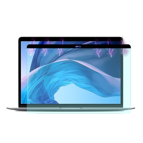 Protecteur d'écran magnétique bloquant la lumière bleue Film anti-UV Film givré anti-éblouissement Compatible avec MacBook 12 '' (2015-2017)