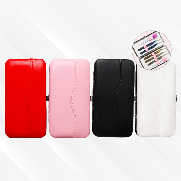 maynice professional tweezers tinplate storage box organizer case eyelash extension salon makeup tools
