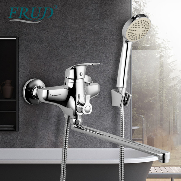 frud bathroom bathtub faucet shower set outlet pipe cold and mixer bath faucets mixer faucet shower water bath tap