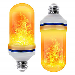 3pcs 2pcs LED effet de flamme ampoule décorative LED flamme dynamique lumière E27 créatif ampoule de maïs effet de simulation de flamme veilleuse Lightinthebox