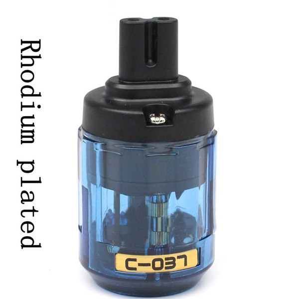 hifi 1pcs rhodium plated audio uk/eu/us/au power cable iec connector socket plug adapter figure 8 ac power adapter connector