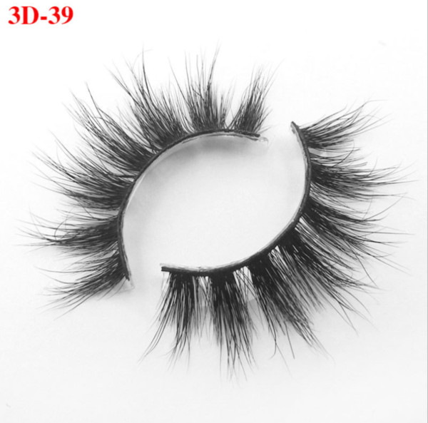 fluffy eyelasheseyelashes wholesale hand made mink eyelashes 3d mink hair lashes natural lashes makeup 3d volume false eyelashes