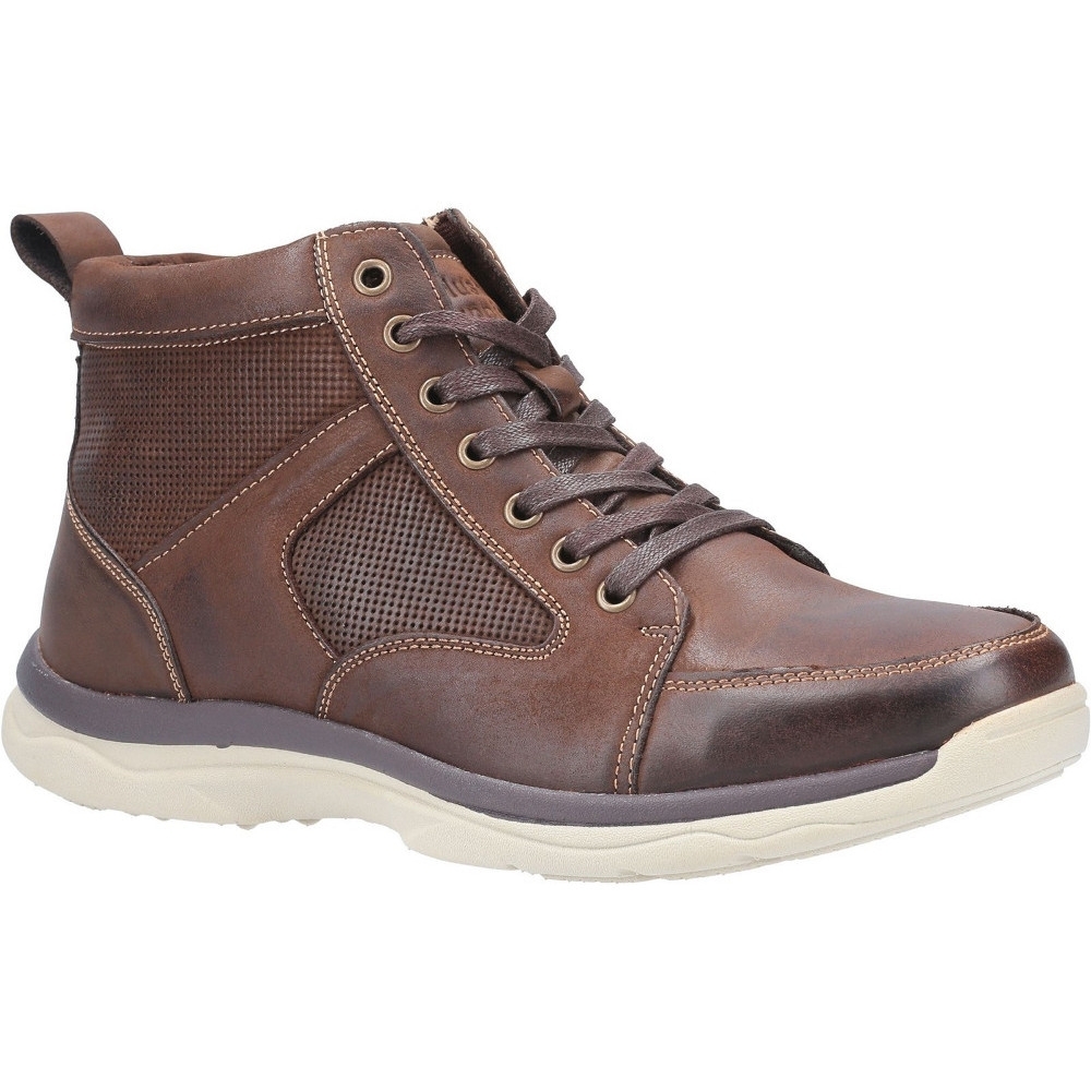 Hush Puppies Mens Newton Leather Lace Up Ankle Chukka Boots UK Size 12 (EU 46)