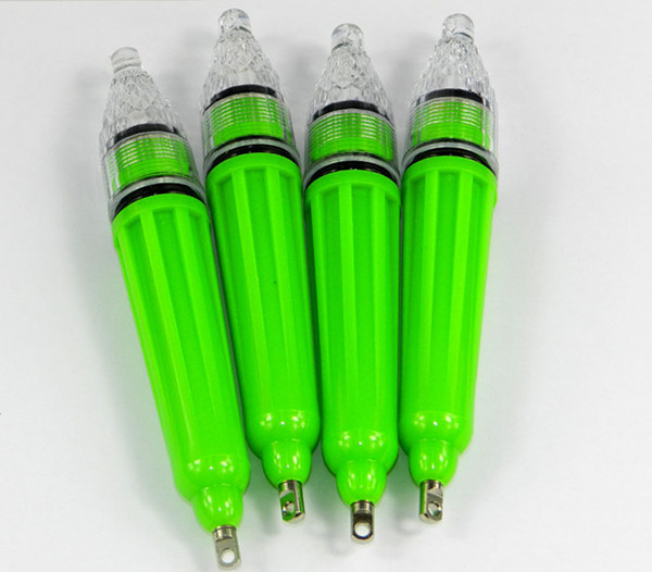 led waterproof fishing lure light needs a 5th battery mini deep drop underwater fishing squid bait lure flashing light 12cm /28g